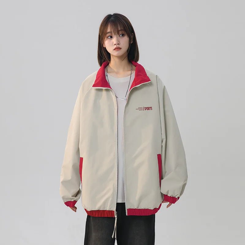 New Style Trends - Black Striped Y2k Oversized Track Jacket - Outfit Ideas