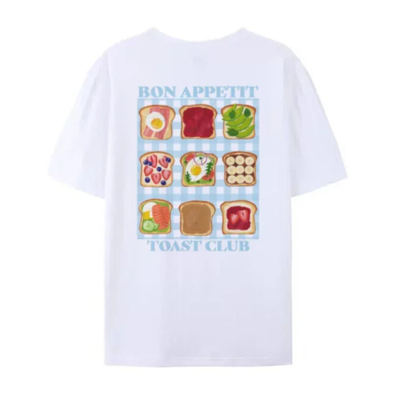 New Style Trends - Bon Appétit Toast Cute T-Shirt - Outfit Ideas