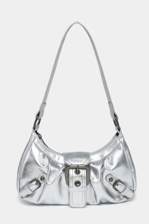 New Style Trends - Buckle Rouge Y2k Shoulder Bag - Outfit Ideas