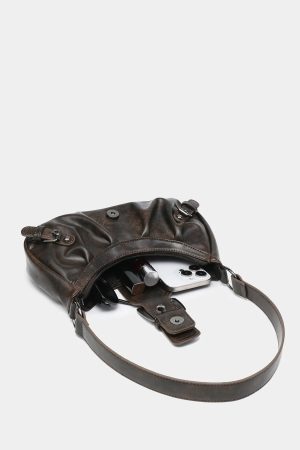 New Style Trends - Buckle Rouge Y2k Shoulder Bag - Outfit Ideas