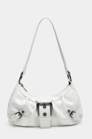 New Style Trends - Buckle Rouge Y2k Shoulder Bag - Outfit Ideas