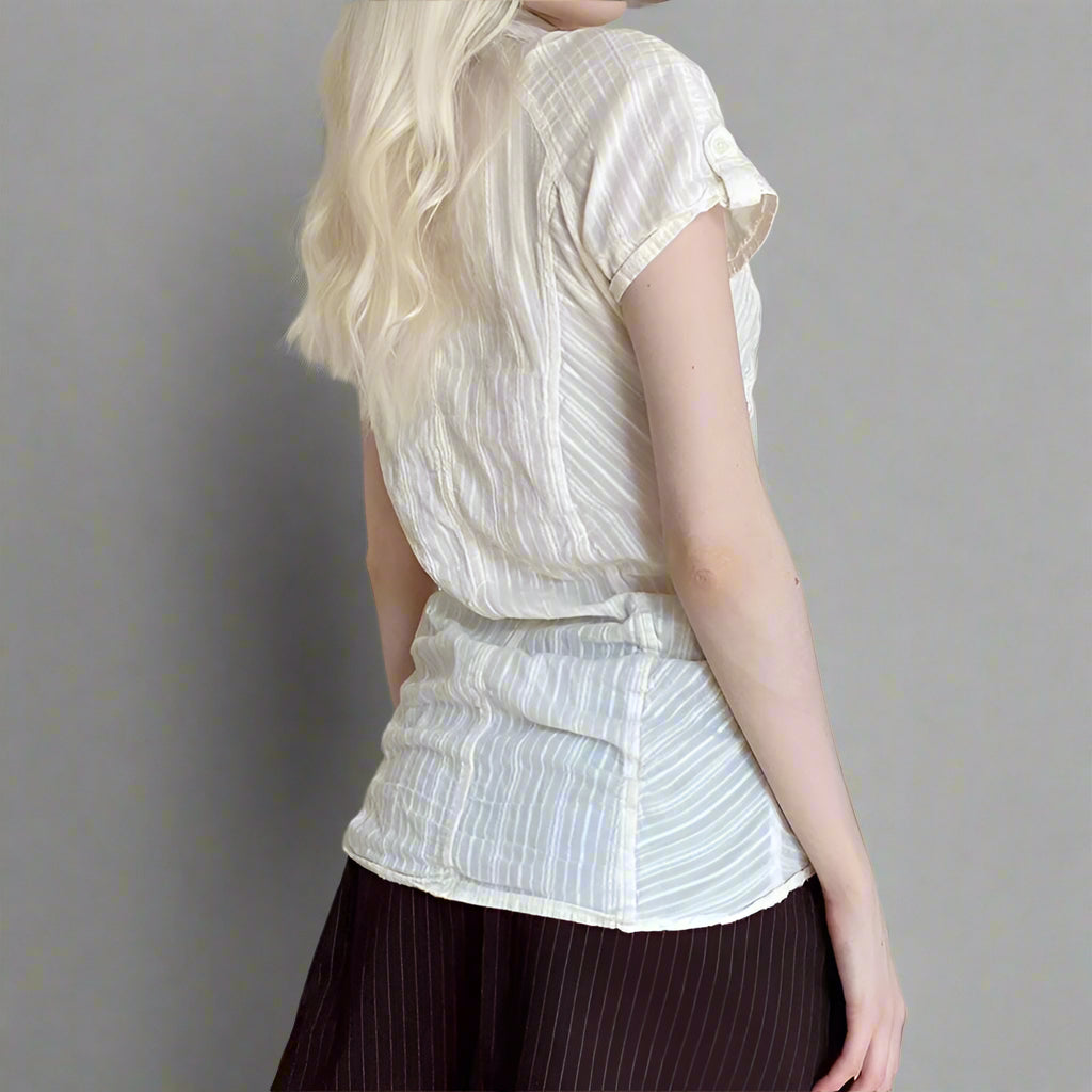 New Style Trends - Collared White Coquette Shirt - Outfit Ideas New Style Trends - Collared White Coquette Shirt - Outfit Ideas