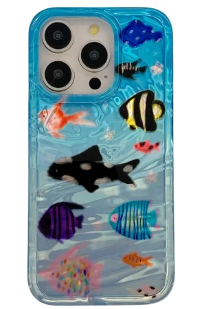 New Style Trends - Colorful Aquarium Fish Aesthetic iPhone Case - Outfit Ideas