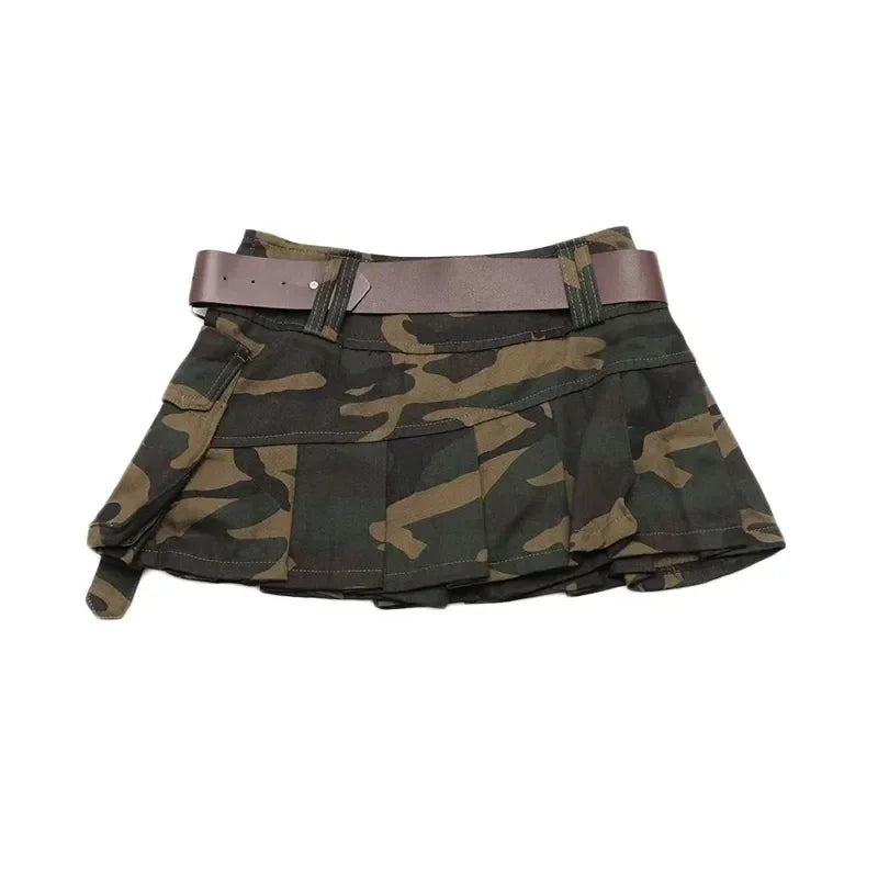 New Style Trends - Combat Cutie Y2k Pleated Mini Skirt - Outfit Ideas