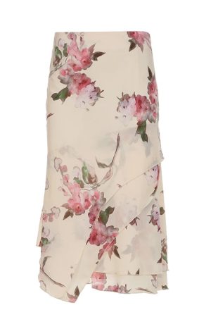 New Style Trends - Coquette Blossom Drift Mesh Midi Skirt - Outfit Ideas