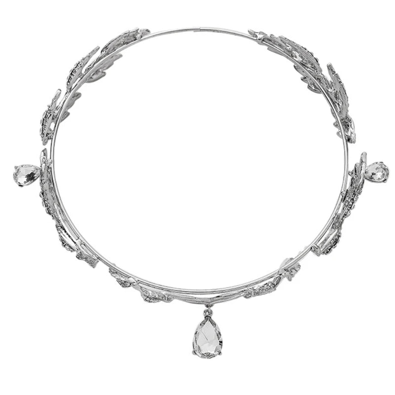 New Style Trends - Coquette Bride Forehead Crystal Tiara - Outfit Ideas
