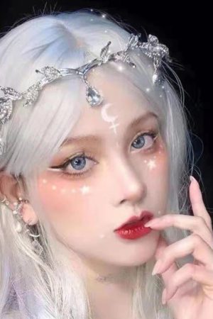 New Style Trends - Coquette Bride Forehead Crystal Tiara - Outfit Ideas