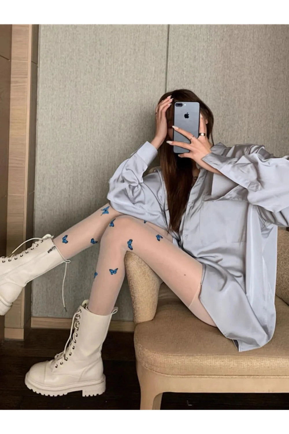 New Style Trends - Coquette Butterfly Silk Tights - Outfit Ideas New Style Trends - Coquette Butterfly Silk Tights - Outfit Ideas