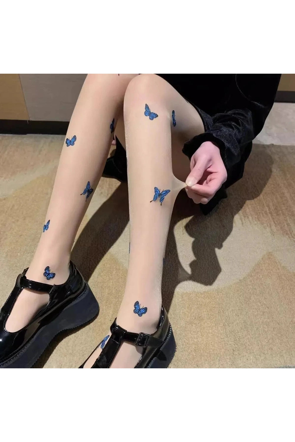 New Style Trends - Coquette Butterfly Silk Tights - Outfit Ideas New Style Trends - Coquette Butterfly Silk Tights - Outfit Ideas