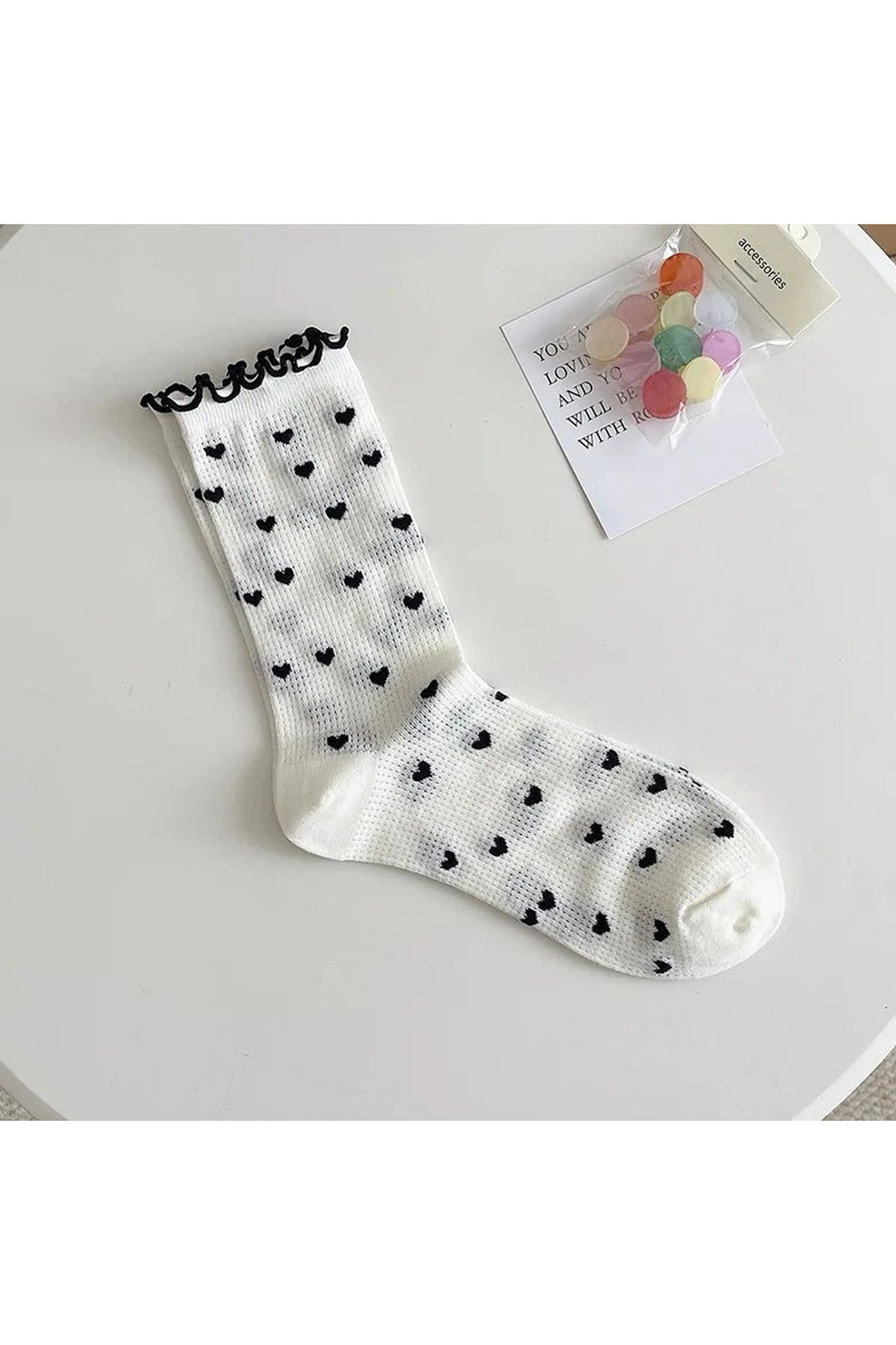 New Style Trends - Coquette Colorful Dots Crew Socks - Outfit Ideas New Style Trends - Coquette Colorful Dots Crew Socks - Outfit Ideas