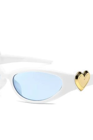 New Style Trends - Coquette Heartcore Pink Sunglasses - Outfit Ideas