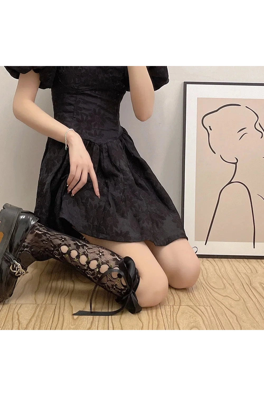 New Style Trends - Coquette Lace Mesh Fishnet Knee Socks - Outfit Ideas New Style Trends - Coquette Lace Mesh Fishnet Knee Socks - Outfit Ideas