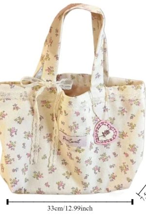 New Style Trends - Coquette Large Lace Bow  Bag - Outfit Ideas