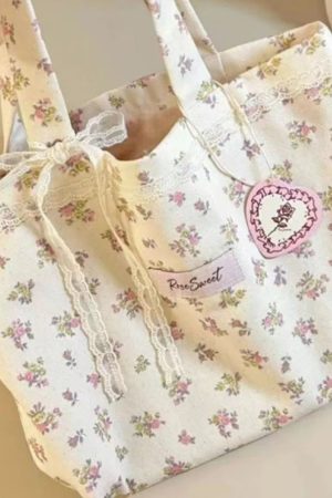 New Style Trends - Coquette Large Lace Bow Bag - Outfit Ideas