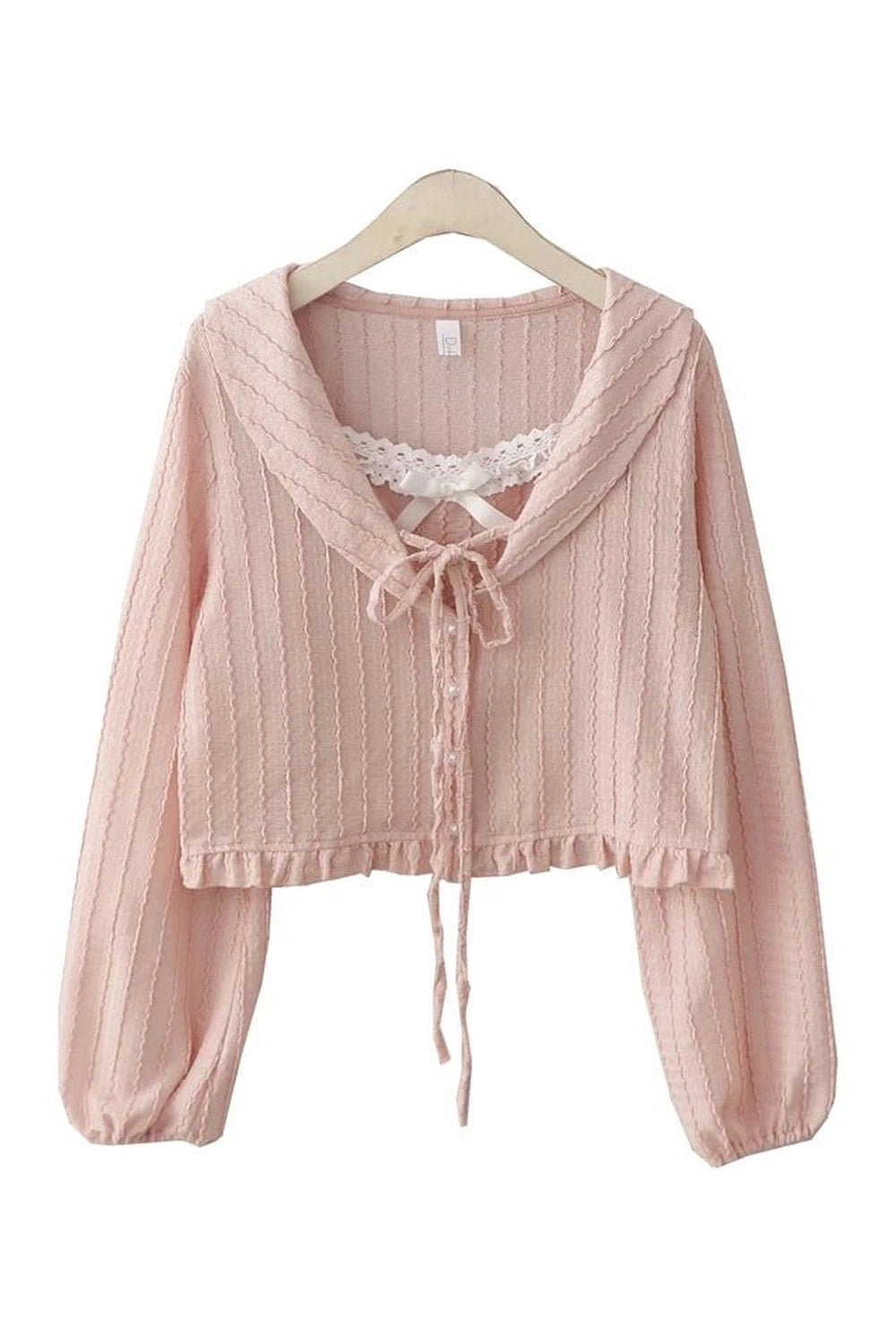New Style Trends - Coquette Ribbon Charm Cropped Blouse - Outfit Ideas