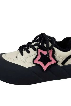 New Style Trends - Cosmic Charm Y2k Platform Sneakers - Outfit Ideas