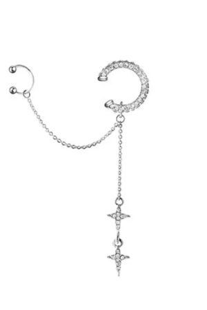 New Style Trends - Cosmic Cross Linked Aesthetic Earrings - Outfit Ideas