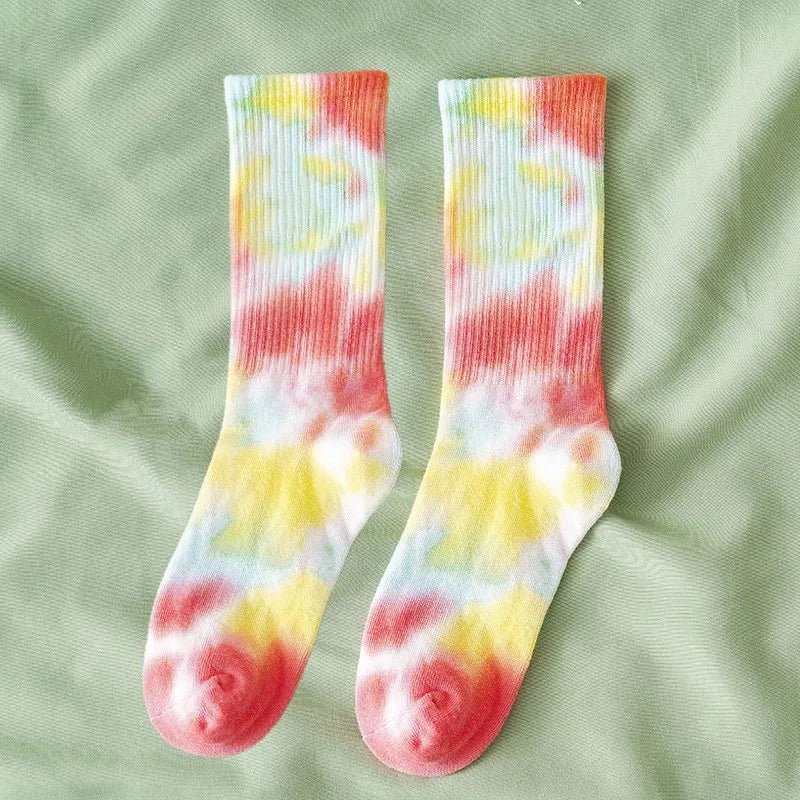 New Style Trends - Cosmic Swirl Aesthetic Tie-Dye Socks - Outfit Ideas New Style Trends - Cosmic Swirl Aesthetic Tie-Dye Socks - Outfit Ideas