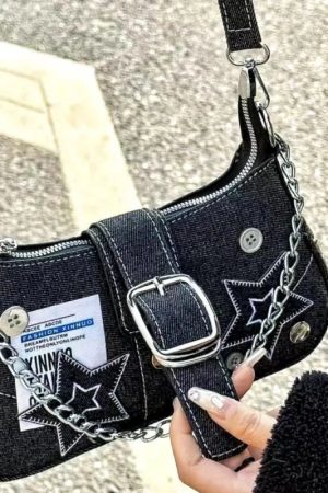 New Style Trends - Cosmic Y2k Buckle Bag - Outfit Ideas