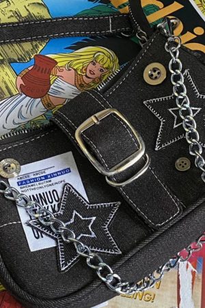 New Style Trends - Cosmic Y2k Buckle Bag - Outfit Ideas