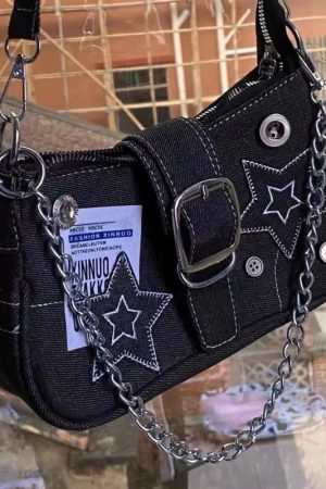 New Style Trends - Cosmic Y2k Buckle Bag - Outfit Ideas