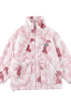 New Style Trends - Cotton Sky Gradient Fleece Kawaii Jacket - Outfit Ideas