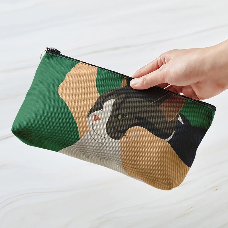 New Style Trends - Cozy Cat Art Aesthetic Makeup Bag - Outfit Ideas New Style Trends - Cozy Cat Art Aesthetic Makeup Bag - Outfit Ideas