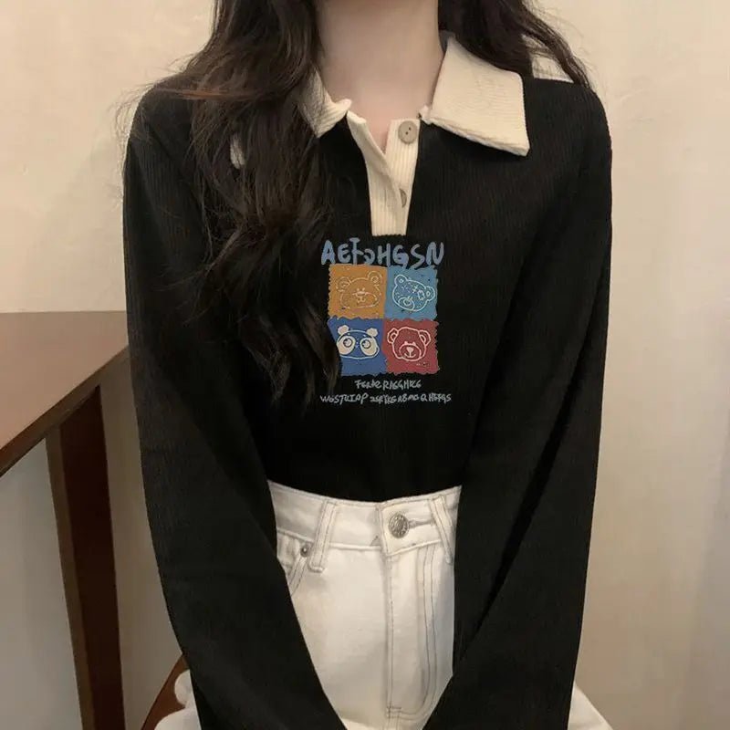 New Style Trends - Cozy Cord Animal Retro Corduroy Top - Outfit Ideas New Style Trends - Cozy Cord Animal Retro Corduroy Top - Outfit Ideas