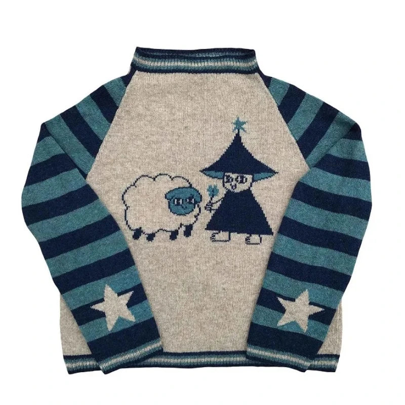 New Style Trends - Cozy Critter Raglan Aesthetic Sweater - Outfit Ideas