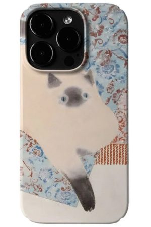 New Style Trends - Cozy Quilt Cat Cute iPhone  Case - Outfit Ideas