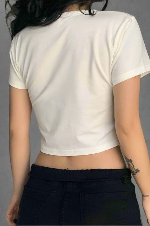 New Style Trends - Crimson Thorn Butterfly Edgy Crop Top - Outfit Ideas