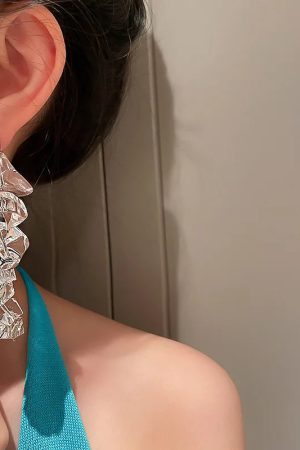 New Style Trends - Crystal Cascade Drop Coquette Earrings - Outfit Ideas