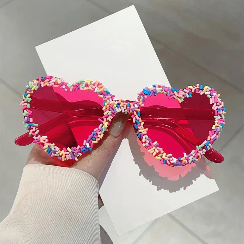 New Style Trends - Cute Candy Pop Heart Sunglasses - Outfit Ideas New Style Trends - Cute Candy Pop Heart Sunglasses - Outfit Ideas