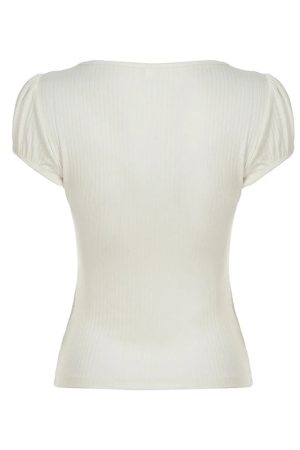 New Style Trends - Cute Soft Whiskers Ribbed Top - Outfit Ideas