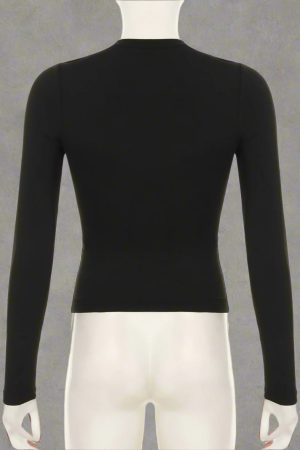 New Style Trends - Cyber Web Grommet Aesthetic Top - Outfit Ideas