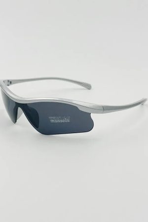 New Style Trends - Cyber Y2k Sleek Shield Sunglasses - Outfit Ideas