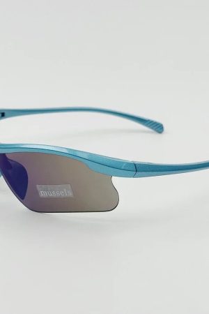 New Style Trends - Cyber Y2k Sleek Shield Sunglasses - Outfit Ideas