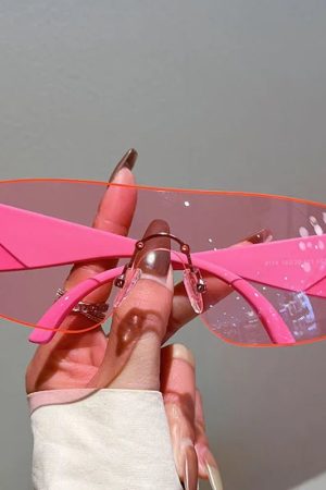 New Style Trends - Cyber Y2k Vision Shield Sunglasses - Outfit Ideas