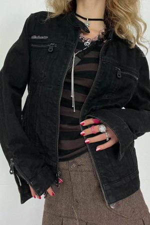 New Style Trends - Dark Rebel Alt Zip-Up Jacket - Outfit Ideas