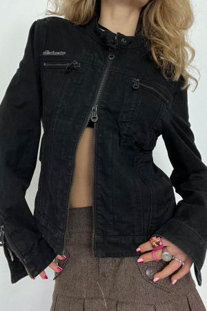 New Style Trends - Dark Rebel Alt Zip-Up Jacket - Outfit Ideas