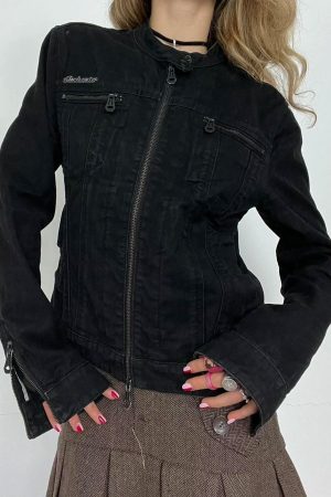 New Style Trends - Dark Rebel Alt Zip-Up Jacket - Outfit Ideas