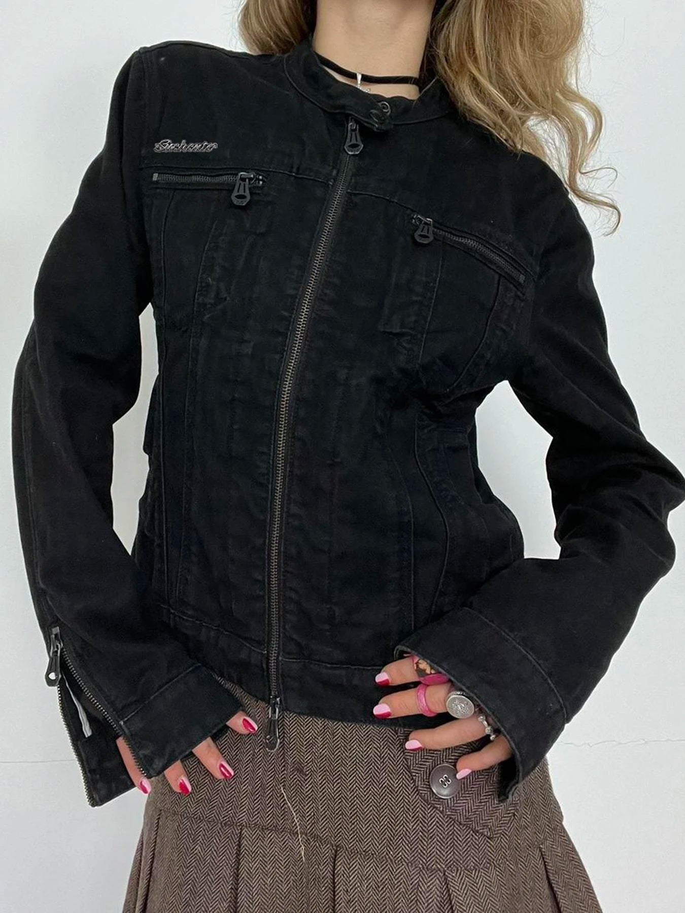 New Style Trends - Dark Rebel Alt Zip-Up Jacket - Outfit Ideas New Style Trends - Dark Rebel Alt Zip-Up Jacket - Outfit Ideas