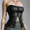 New Style Trends - Dark Siren Faux Leather Alt Top - Outfit Ideas