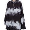 New Style Trends - Dark Tie-dye Alt Edgy Blouse - Outfit Ideas