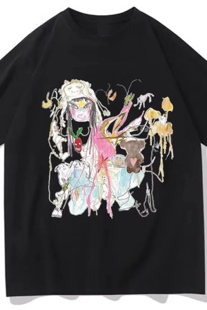 New Style Trends - Dream Doodle Oversized T-Shirt - Outfit Ideas