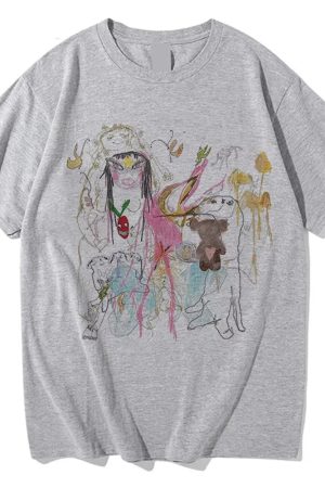 New Style Trends - Dream Doodle Oversized T-Shirt - Outfit Ideas
