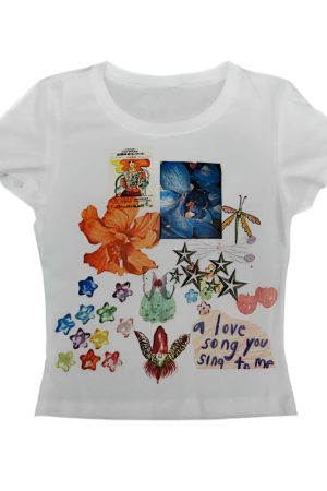 New Style Trends - Dreamcore Collage Baby T-Shirt - Outfit Ideas