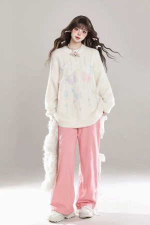New Style Trends - Dreamy Cloud Soft Kawaii Knit Sweater - Outfit Ideas