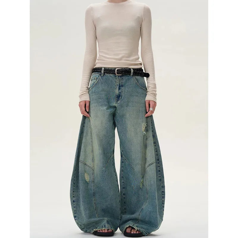 New Style Trends - Eclipse Panel Flare Edgy Y2k Jeans - Outfit Ideas