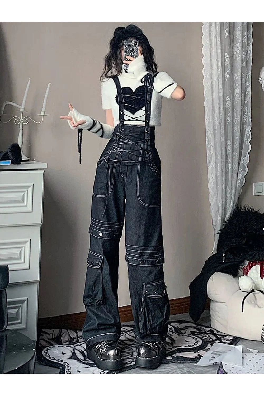 New Style Trends - Edgy Bandage High Waist Pants - Outfit Ideas